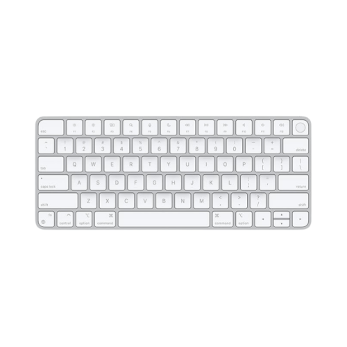Apple Magic Keyboard with Touch ID - US English - Silver (for Mac with Apple Silicon Running macOS 11.4 or Later) MK293HN/A